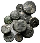Lot of ca.13 Greek Bronze Coins / SOLD AS SEEN, NO RETURN!nearly very fine
