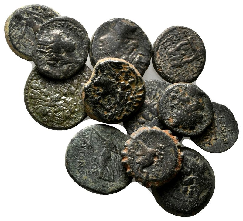 Lot of ca.12 Greek Bronze Coins / SOLD AS SEEN, NO RETURN!

very fine