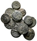 Lot of ca.12 Greek Bronze Coins / SOLD AS SEEN, NO RETURN!very fine