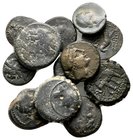 Lot of ca.12 Greek Bronze Coins / SOLD AS SEEN, NO RETURN!nearly very fine