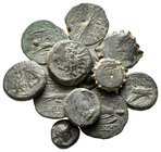 Lot of ca.12 Greek Bronze Coins / SOLD AS SEEN, NO RETURN!nearly very fine