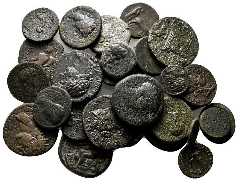 Lot of ca.30 Roman Provincial Bronze Coins / SOLD AS SEEN, NO RETURN!

very fi...