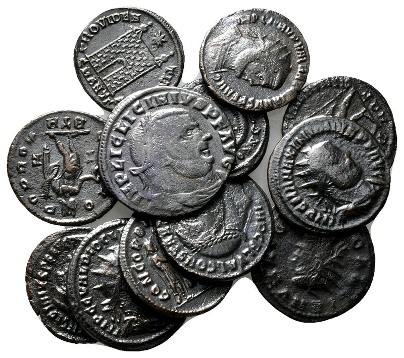 Lot of ca.12 Roman Imperial bronze Coins / SOLD AS SEEN, NO RETURN!

nearly ve...