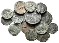 Lot of ca.14 Roman Imperial Bronze Coins / SOLD AS SEEN, NO RETURN!very fine