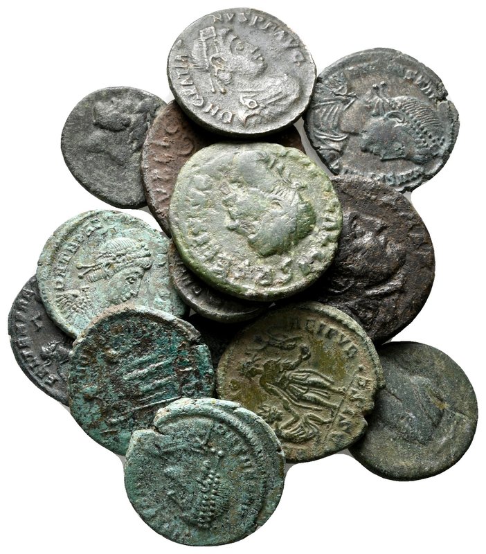 Lot of ca.15 Roman Imperial Bronze Coins / SOLD AS SEEN, NO RETURN!

very fine