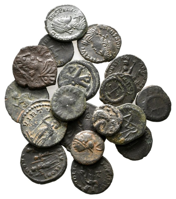 Lot of ca.17 Roman Imperial Bronze Coins / SOLD AS SEEN, NO RETURN!

very fine