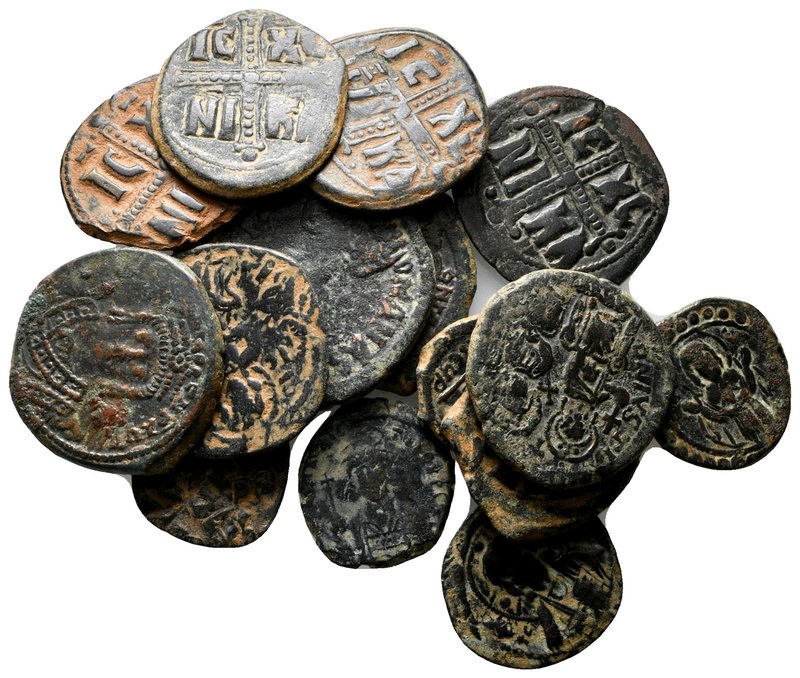 Lot of ca.15 Byzantine bronze Coins / SOLD AS SEEN, NO RETURN!

very fine