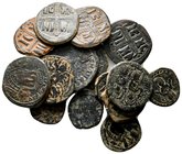 Lot of ca.15 Byzantine bronze Coins / SOLD AS SEEN, NO RETURN!very fine