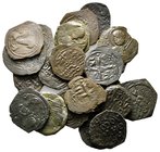 Lot of ca.22 Byzantine Bronze Coins / SOLD AS SEEN, NO RETURN!nearly very fine