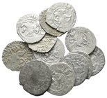 Lot of ca.12 Medieval Silver Coins / SOLD AS SEEN, NO RETURN!nearly very fine