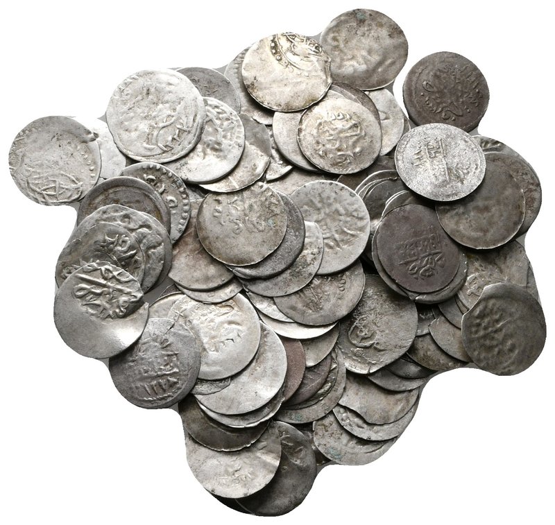 Lot of ca.100 Islamic Silver Coins / SOLD AS SEEN, NO RETURN!

nearly very fin...