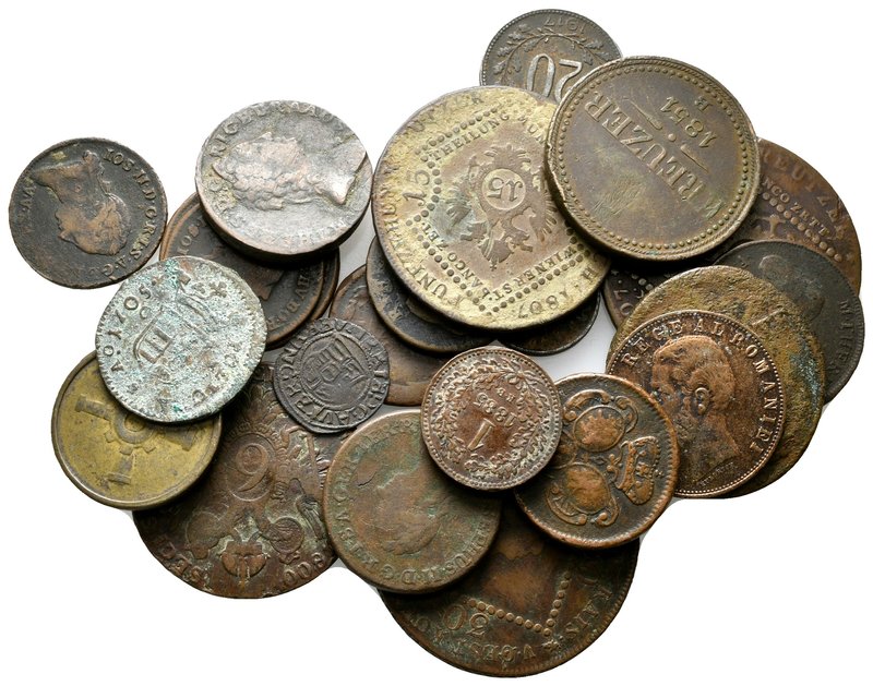 Lot of ca.23 Modern World Bronze Coins / SOLD AS SEEN, NO RETURN!

nearly very...