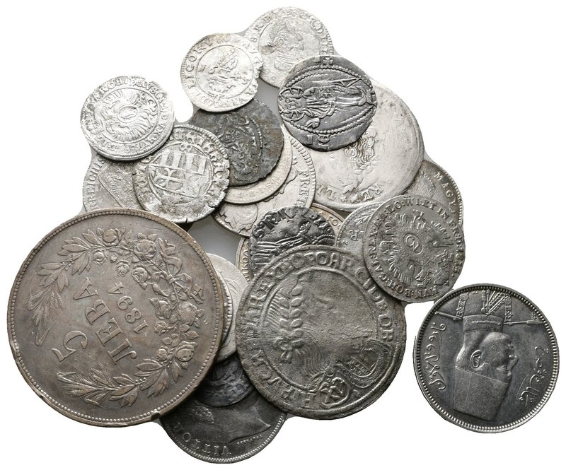 Lot of ca.23 Modern World Silver Coins / SOLD AS SEEN, NO RETURN!

nearly very...