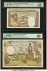 Banque de l'Algerie 100 Francs 5.3.1942 Pick 85 PMG About Uncirculated 53; Banque de l'Algerie 1000 Francs 28.3.1942 Pick 86 PMG Very Fine 30; Banque ...