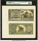 Brazil Thesouro Nacional 100 Mil Reis 1896 Pick 61p Front and Back Proofs PMG Choice About Unc 58 EPQ. A beautiful design, and especially pleasing as ...
