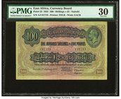 East Africa East African Currency Board, Nairobi 100 Shillings or 5 Pounds 1.1.1933 Pick 23 PMG Very Fine 30. A lovely 1930s East Africa note that is ...