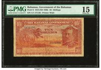 Bahamas Bahamas Government 10 Shillings 1919 (ND 1930) Pick 6 PMG Choice Fine 15. An always challenging denomination to find, and widely collected in ...