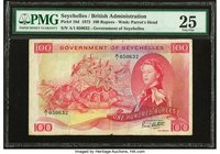Seychelles Government of Seychelles 100 Rupees 1.8.1973 Pick 18d PMG Very Fine 25. The always popular highest denomination from this forever coveted f...