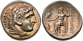 Macedonian Kingdom. Alexander III 'the Great'. Silver Tetradrachm (17.28 g), 336-323 BC. EF