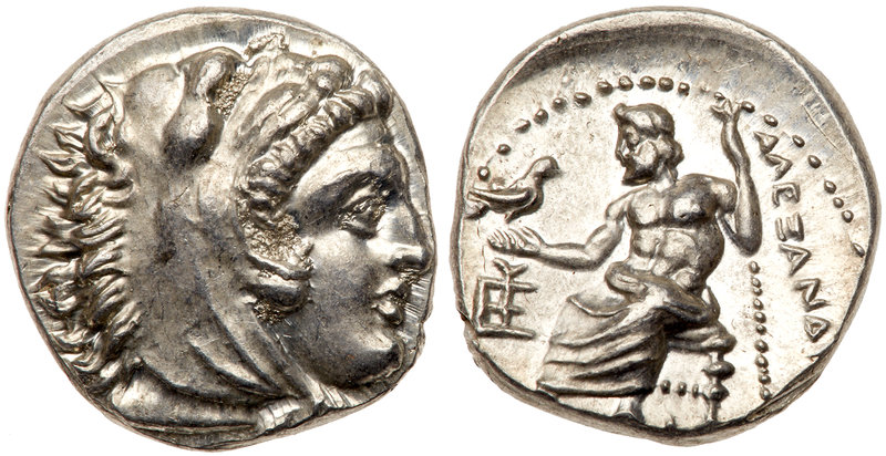 Macedonian Kingdom. Alexander III 'the Great'. Silver Drachm (4.28 g), 336-323 B...