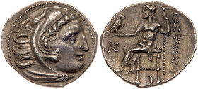 Macedonian Kingdom. Alexander III 'the Great'. Silver Drachm (3.99 g), 336-323 BC. EF