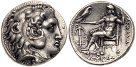 Seleukid Kingdom. Seleukos I Nikator. Silver Tetradrachm (17.24 g), 312-281 BC. EF