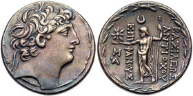 Antiochos VIII Epiphanes. Silver Tetradrachm (16.57 g), sole reign, 121/0-97/6 BC. AEF