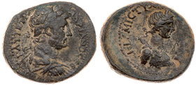 Arabia Petraea, Gerasa. Hadrian. Æ (12.81 g), 117-138 CE. VF