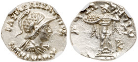 Indo-Greek Kingdom. Menander I. Silver Drachm (2.48 g), ca. 165/55-130 BC
