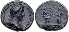 Commodus. Æ Medallion (49.42 g), AD 177-192. VF
