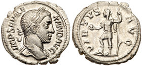 Severus Alexander. Silver Denarius (3.07 g), AD 222-235. MS