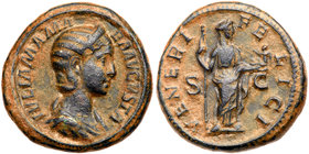 Julia Mamaea. Æ As (11.46 g), Augusta, AD 222-235. EF