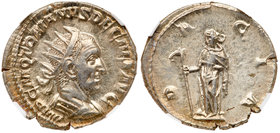2-Piece Lot of Antoniniani of Trajan Decius