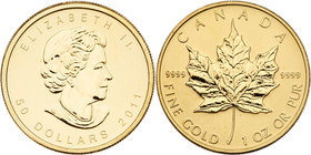 Canada. 50 Dollars, 2011. BU