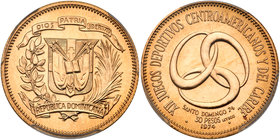 Dominican Republic. 30 Pesos, 1974. PCGS MS68