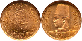Egypt. 20 Piastres, 1938. NGC MS65