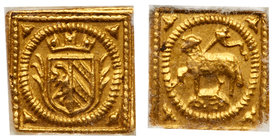 German States: Nuremberg. 1/16 Klippe Ducat, ND (1700)