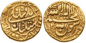 India: Mughal. Mohur, ND. F