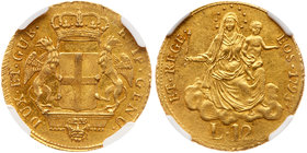 Italian States: Genoa. 12 Lire, 1793. NGC MS61