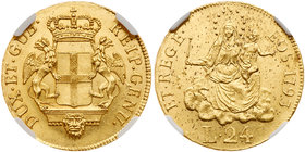 Italian States: Genoa. 24 Lire, 1793. NGC MS62
