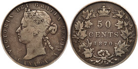 Canada. 50 Cents, 1870. PCGS VF20