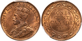 Canada. Cent, 1918. PCGS MS64