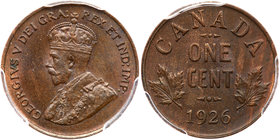 Canada. Cent, 1926. PCGS MS64