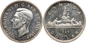 Canada. Dollar, 1945. PCGS MS62