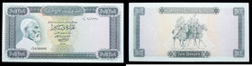 Libya. 10 Dinars, ND (1971). Choice EF
