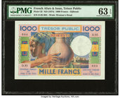 French Afars & Issas Tresor Public 1000 Francs ND (1974) Pick 32 PMG Choice Uncirculated 63 EPQ. 

HID09801242017