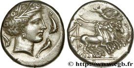 SICILY - SICULO-PUNIC - LILYBAION
Type : Tétradrachme 
Date : c. 330-305 AC. 
Mint name / Town : Céphaloédium, Sicile 
Metal : silver 
Diameter :...