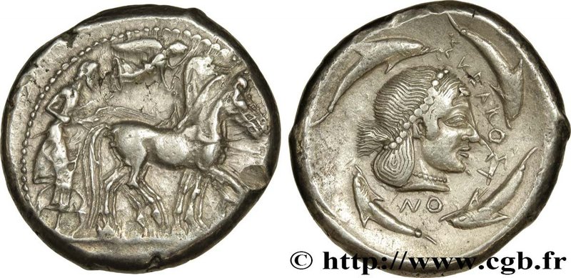 SICILY - SYRACUSE
Type : Tétradrachme 
Date : c. 475-470 AC. 
Mint name / Tow...