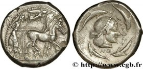 SICILY - SYRACUSE
Type : Tétradrachme 
Date : c. 475-470 AC. 
Mint name / Town : Syracuse, Sicile 
Metal : silver 
Diameter : 25,5 mm
Orientatio...