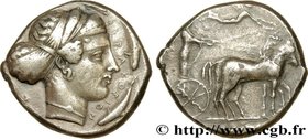 SICILY - SYRACUSE
Type : Tétradrachme 
Date : c. 425-420 AC. 
Mint name / Town : Syracuse 
Metal : silver 
Diameter : 24 mm
Orientation dies : 6...